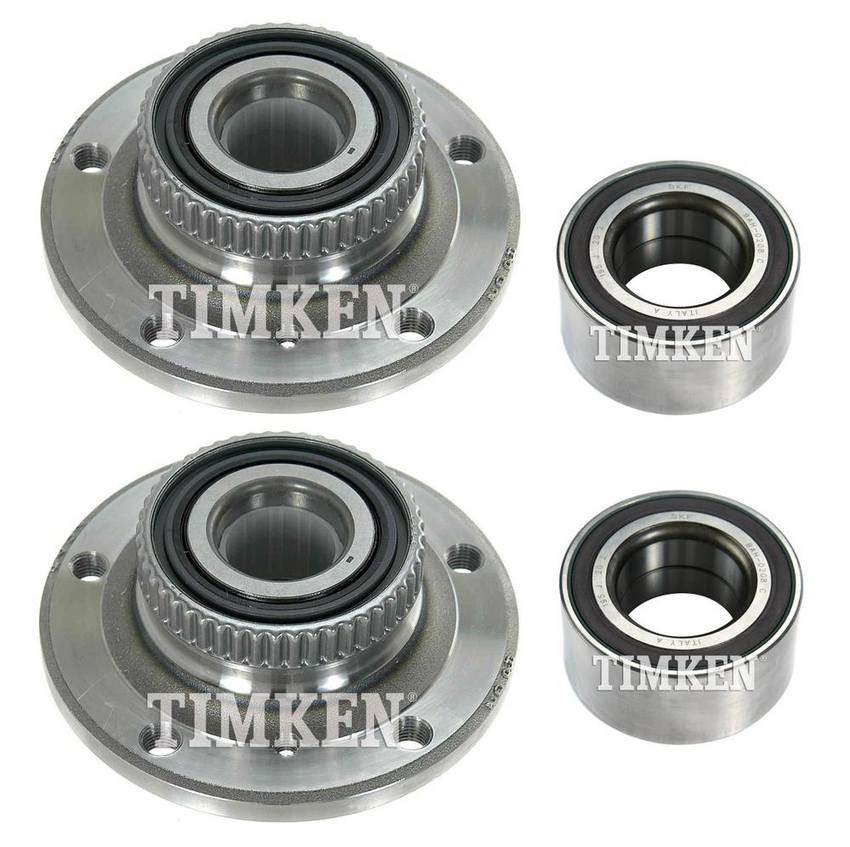 BMW Wheel Bearing and Hub Assembly Kit - Front and Rear 33411090505 - Timken 2877572KIT